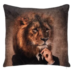 Cojín León Terciopelo