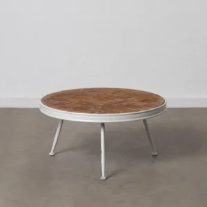 Mesa Centro Natural Blanco