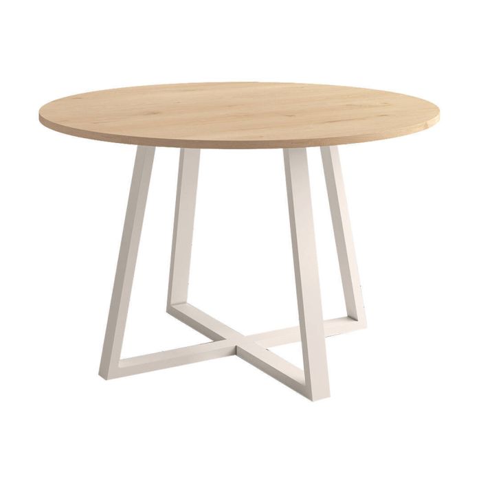 Mesa Comedor Lugano Roble/Marfil 120cm