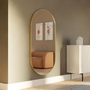 Espejo Ovalado Dorado NUEVA COLECCIÓN