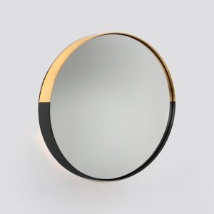 Espejo Negro-Dorador 80cm NUEVA COLECCIÓN