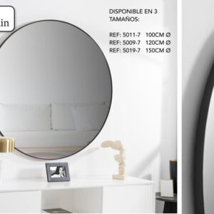 Espejo Resina Negro 100cm NUEVA COLECCIÓN