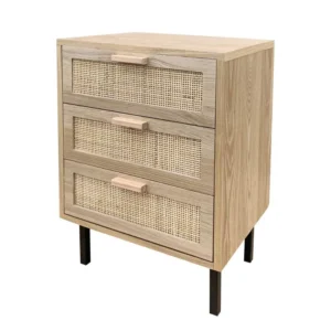 Mesa Noche 3 Cajones Vesta NUEVA COLECCIÓN