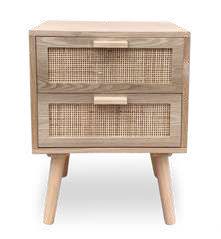 Mesita 2 Cajones Vesta Natural NUEVA COLECCIÓN