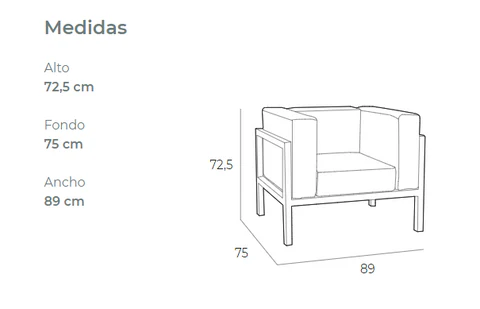 Sofá Individual Marine - Imagen 2