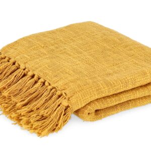 Colcha Multiuso Mostaza Flecos NUEVA COLECCIÓN
