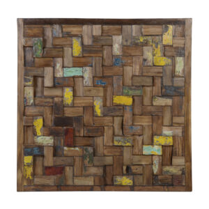 Panel Trozo de Madera Multicolor NUEVA TEMPORADA