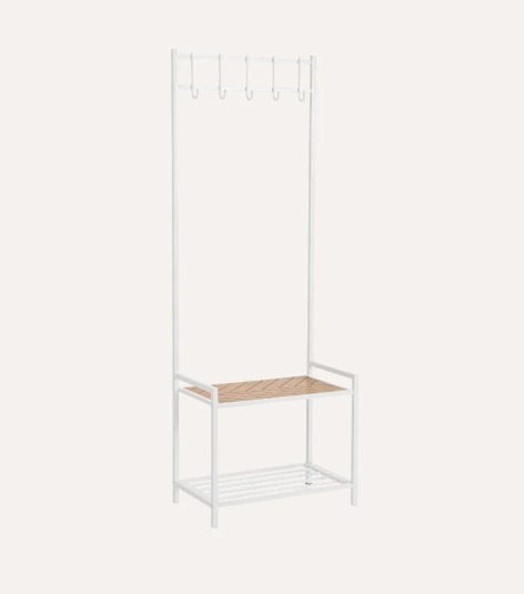 Perchero 2 Niveles Haldor Blanco