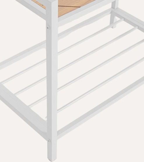 Perchero 2 Niveles Haldor Blanco - Imagen 2