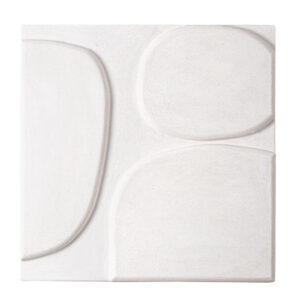 Cuadro Blanco Piedra Artificial