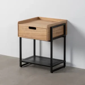 Mesita Noche Natural-Negro DM