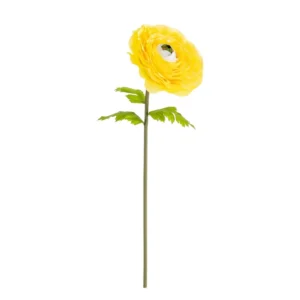 Flor Anémona Amarillo Artificial 135cm