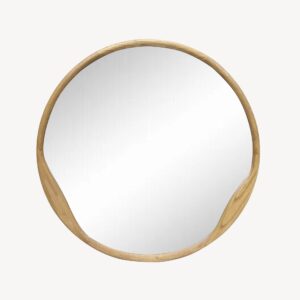 Espejo Circular Madera Roble 120*120 cm