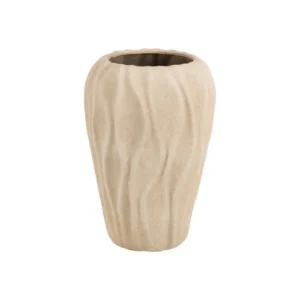 Jarrón Cerámica Beige
