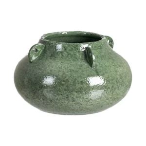 Jarrón Cerámica Verde