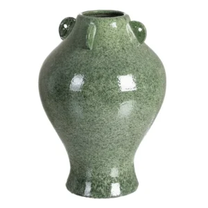 Jarrón Cerámica Verde