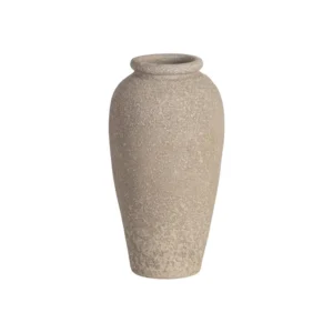 Jarrón Cerámica Crema