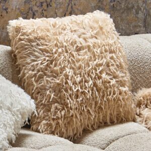 Cojín Plumas Topo 45x45