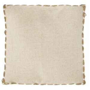 Cojín Natural Bordón Cuerda 45x45