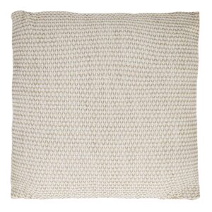 Cojín Suave Crudo/Marrón 45x45