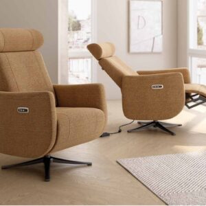 Butaca Relax Vera Ocre Elect.