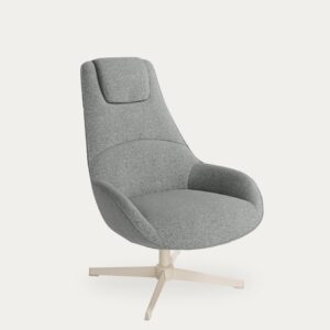 Butaca Areca Gris Giratoria 360º