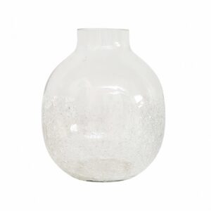 Jarrón Vidrio Craquele