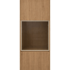 Modulo 2P. +1P. Transparente Roble