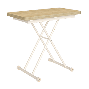 Mesa Centro Atrio Elevable/Libro Roble