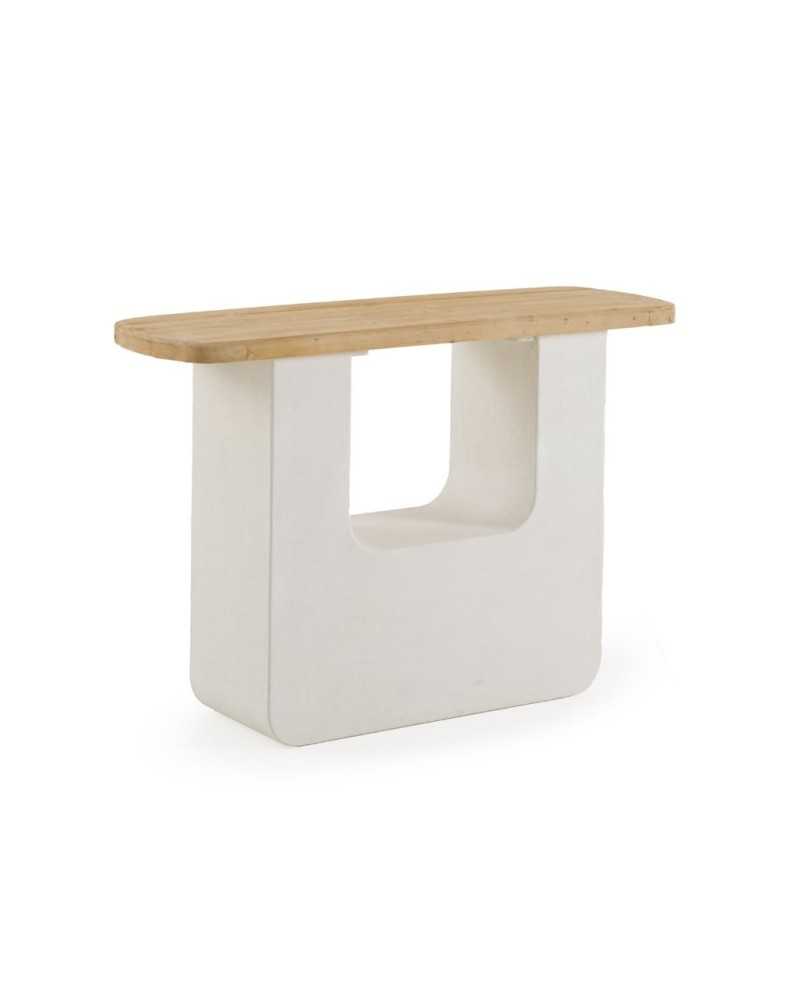 Consola Color Cemento Blanco