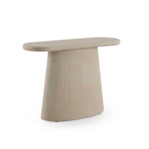 Consola Oval Color Cemento Arena