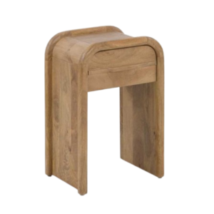 Mesita de Noche 1 Cajón Madera Maciza