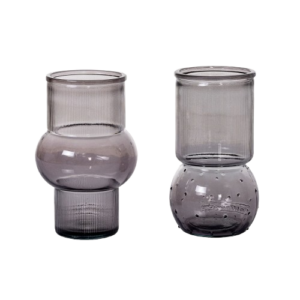 Set 2 Floreros Denia Color Gris