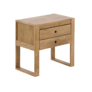Mesita de Noche 1 Cajón Madera Maciza