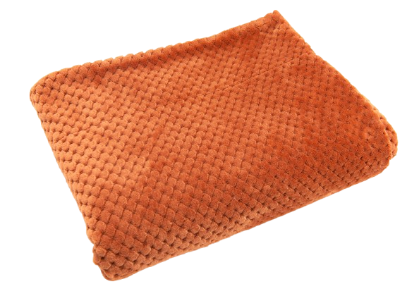 Plaid Damier Terracota 130x170