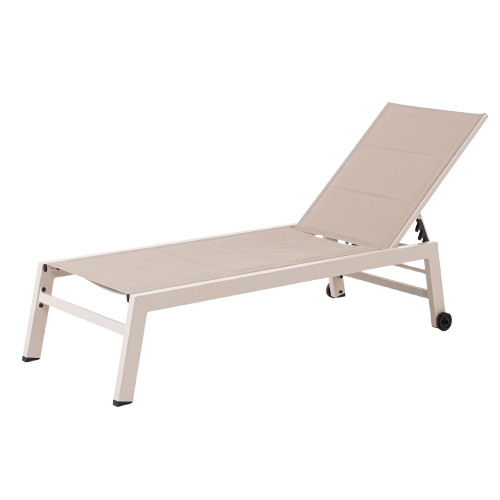 Tumbona Olivia Reclinable Beige