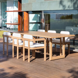 Mesa Exterior Corcega  240cm Aluminio