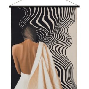 Tapiz Mujer Tejido 90x170x120 CM