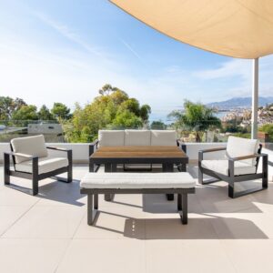 Conjunto Exterior Sofá Kuba Topo
