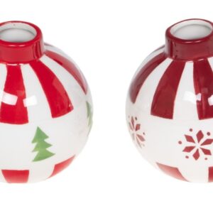 Mini Jarrón Bola Navidad