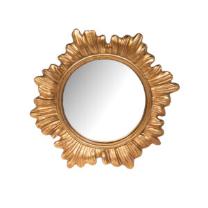 Espejo Decorativo Acabado Dorado