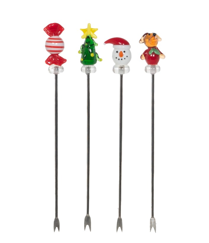 Set 4 Pinchos Metálicos