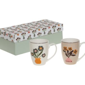 Set 2 Tazas Motivo Floral - PRÓXIMAMENTE
