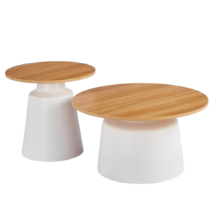 Set de Mesitas Noa Pata Blanca