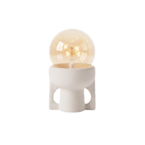 Lampara Sobremesa Naming Cerámica Beige/Vidrio 20 cm- Próximamente