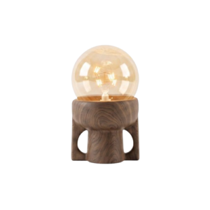 Lampara Sobremesa Naming Cerámica Marrón/Vidrio 20 cm- Próximamente