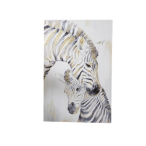 Lienzo Cebras 50% Al Óleo 80x120cm