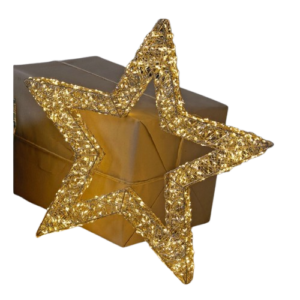 Estrella 3D Oro 55cm