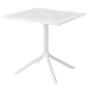Mesa Jávea 97 Polipropileno Blanco 80x80cm