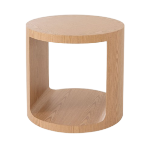 Mesita Auxiliar Chapa Madera Roble 50x50x50cm